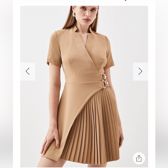 Karen Millen size 8 Tan Dress NWT - Picture 8 of 8